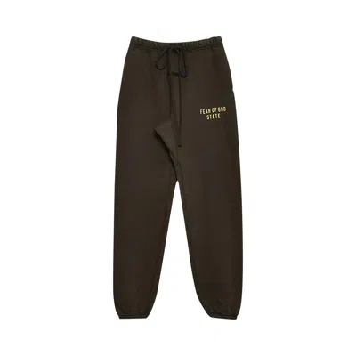 Pre-owned Essentials Fear Of God  Heavy Fleece Sweatpant 'brown' | Men's Size M