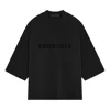 Essentials Fear Of God  Heavy Jersey Football T-shirt 'jet Black'