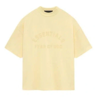 Essentials Fear Of God  Heavy Jersey Short-sleeve Tee 'garden Yellow'