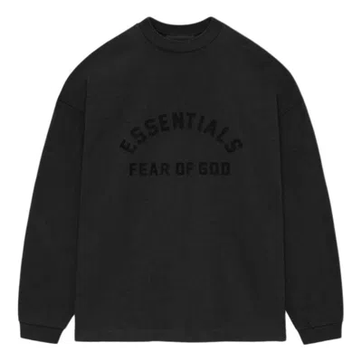 Essentials Fear Of God  Heavy Long-sleeve T-shirt 'black'