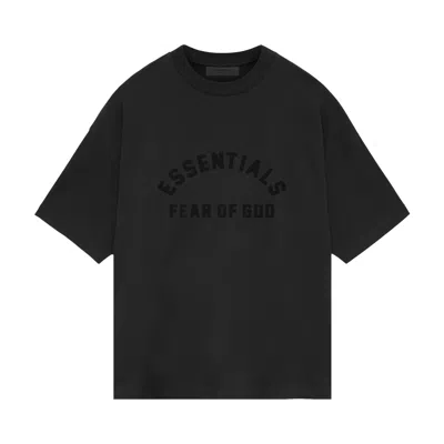 Pre-owned Essentials Fear Of God  Heavy Short-sleeve Tee 'black'