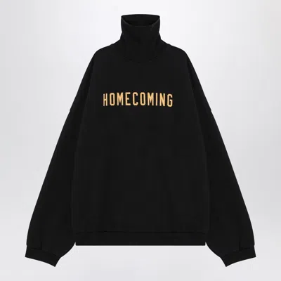 Essentials Fear Of God  High-necked Black Homecoming Sweatshirt