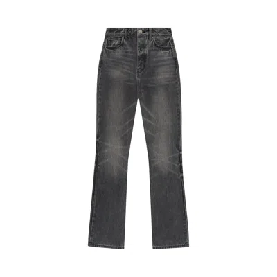 Pre-owned Essentials Fear Of God  High Waisted Fitted Jeans 'vintage Black' | Women's Size 27