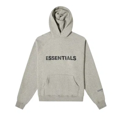 Pre-owned Essentials Fear Of God  Hoodie 'dark Heather Oatmeal' In Grey