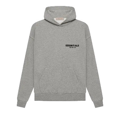 Pre-owned Essentials Fear Of God  Hoodie 'dark Oatmeal' In Grey