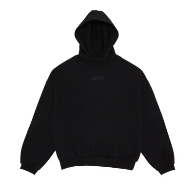 Pre-owned Essentials Fear Of God  Hoodie 'jet Black'