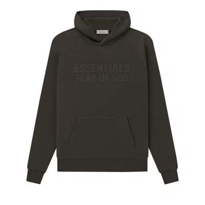 Pre-owned Essentials Fear Of God  Hoodie 'off Black'