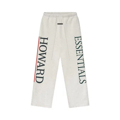 Pre-owned Essentials Fear Of God  Howard University Lounge Sweatpant 'light Heather' | White | Men's Size S