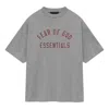 Essentials Fear Of God  Grey T-shirt With Logo In Gray