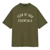Essentials Fear Of God  Jersey Crewneck Tee 'military'