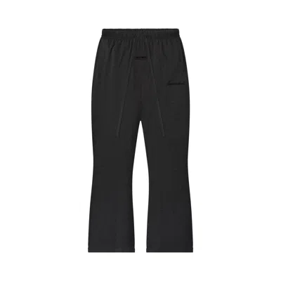 Pre-owned Essentials Fear Of God  Jersey Flare Sweatpant 'vintage Black' | Women's Size Xxs