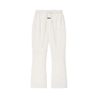 Pre-owned Essentials Fear Of God  Jersey Signature Classic Flare Sweatpant 'oatmeal Heather' | Cream | Women's  In White