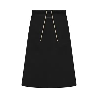 Pre-owned Essentials Fear Of God  Jersey Skirt 'black' | Women's Size Xl