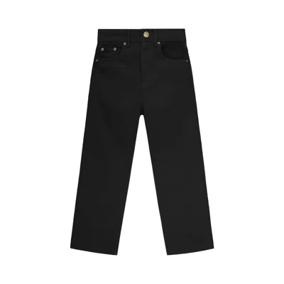 Pre-owned Essentials Fear Of God  Kids 5 Pocket Jean 'jet Black' | Kid's Size 4