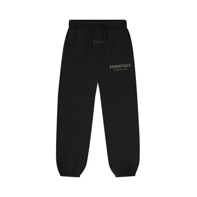 Pre-owned Essentials Fear Of God  Kids Classic Fleece Sweatpant 'jet Black' | Kid's Size 10