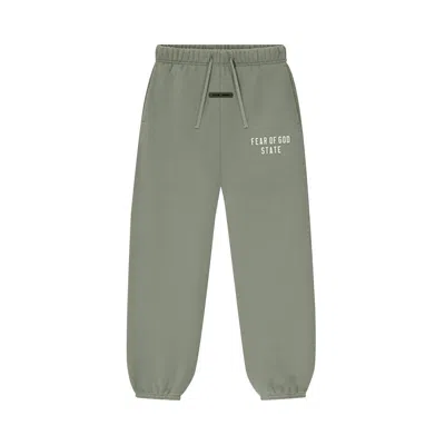 Pre-owned Essentials Fear Of God  Kids Classic Fleece Sweatpant 'moss' | Green | Kid's Size 12