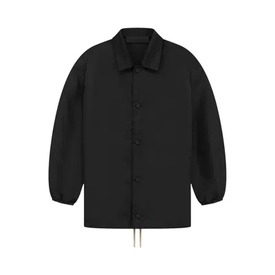 Pre-owned Essentials Fear Of God  Kids Coaches Jacket 'black' | Kid's Size 8
