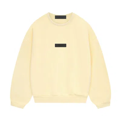 Pre-owned Essentials Fear Of God  Kids Crewneck 'garden Yellow' | Kid's Size 12
