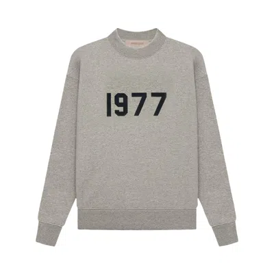 Pre-owned Essentials Fear Of God  Kids  Crewneck 'dark Oatmeal' | Grey | Kid's Size 12