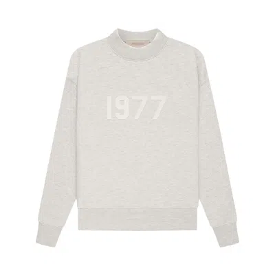 Pre-owned Essentials Fear Of God  Kids  Crewneck 'light Oatmeal' | Grey | Kid's Size -6.5