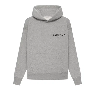 Pre-owned Essentials Fear Of God  Kids  Hoodie 'dark Oatmeal' | Grey | Kid's Size -4.5