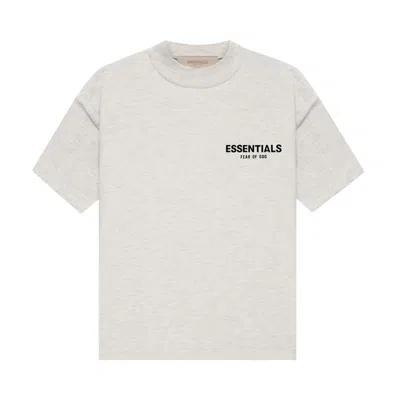 Pre-owned Essentials Fear Of God  Kids  Tee 'light Oatmeal' | Cream | Kid's Size 12