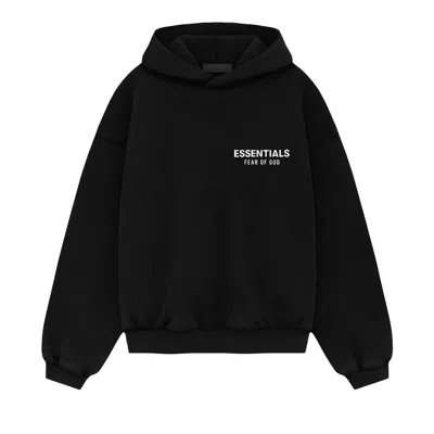 Pre-owned Essentials Fear Of God  Kids Fleece Hoodie 'black' | Kid's Size 10