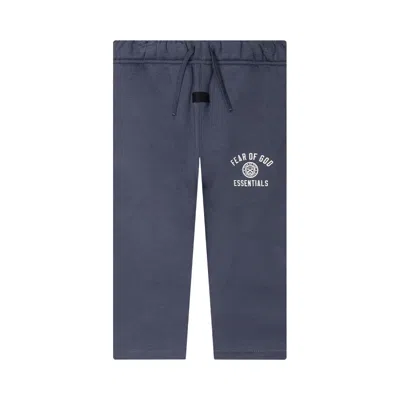 Pre-owned Essentials Fear Of God  Kids Fleece Relaxed Sweatpant 'marine' | Blue | Kid's Size 10