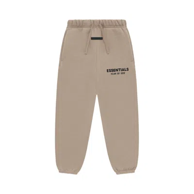 Pre-owned Essentials Fear Of God  Kids Fleece Sweatpant 'desert Sand' | Tan | Kid's Size 10