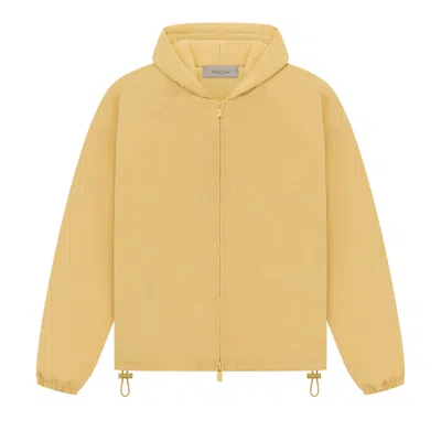 Pre-owned Essentials Fear Of God  Kids Full Zip Jacket 'light Tuscan' | Yellow | Kid's Size -6.5