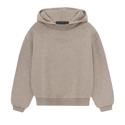 Pre-owned Essentials Fear Of God  Kids Hoodie 'core Heather' | Brown | Kid's Size 14.5