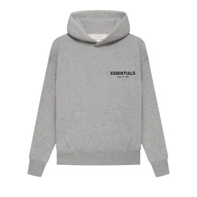 Pre-owned Essentials Fear Of God  Kids Hoodie 'dark Oatmeal' | Grey | Kid's Size -6.5