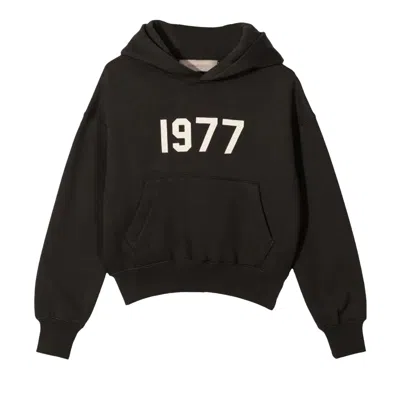 Pre-owned Essentials Fear Of God  Kids Hoodie 'iron' | Black | Kid's Size 10