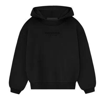 Pre-owned Essentials Fear Of God  Kids Hoodie 'jet Black' | Kid's Size -6.5