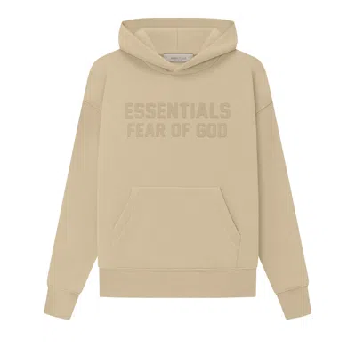 Pre-owned Essentials Fear Of God  Kids Hoodie 'sand' | Tan | Kid's Size 14.5