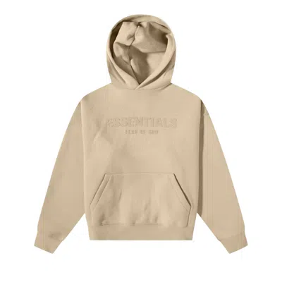 Pre-owned Essentials Fear Of God  Kids Hoodie 'sand' | Tan | Kid's Size -6.5