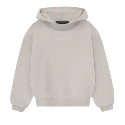 Pre-owned Essentials Fear Of God  Kids Hoodie 'silver Cloud' | Grey | Kid's Size 10