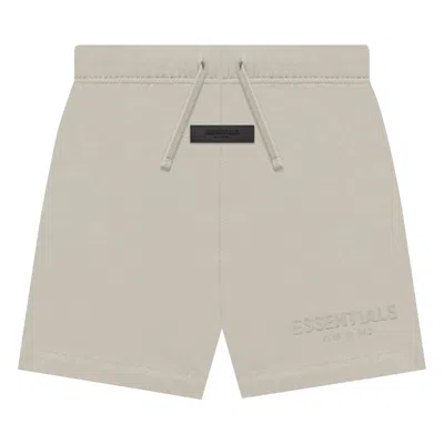 Pre-owned Essentials Fear Of God  Kids Jersey Shorts 'smoke' | Grey | Kid's Size -6.5