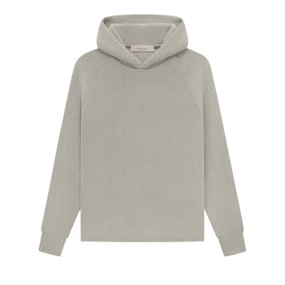 Pre-owned Essentials Fear Of God  Kids Knit Hoodie 'seal' | Grey | Kid's Size 8