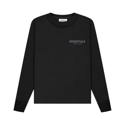 Pre-owned Essentials Fear Of God  Kids Long-sleeve Tee 'black' | Kid's Size 14