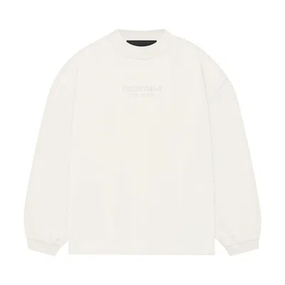Pre-owned Essentials Fear Of God  Kids Long-sleeve Tee 'cloud Dancer' | Cream | Kid's Size 8