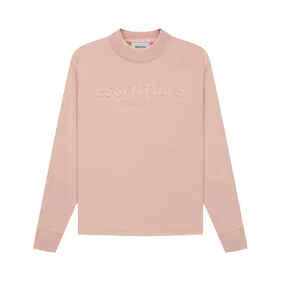 Pre-owned Essentials Fear Of God  Kids Long-sleeve Tee 'matte Blush' | Pink | Kid's Size -4.5