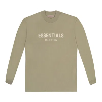 Pre-owned Essentials Fear Of God  Kids Long-sleeve Tee 'seafoam' | Green | Kid's Size 8