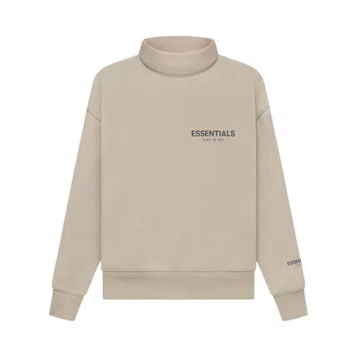 Pre-owned Essentials Fear Of God  Kids Mockneck 'string' | Tan | Kid's Size -4.5