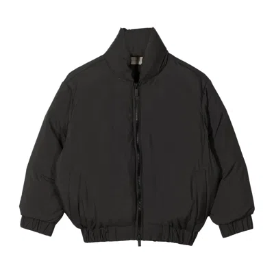 Pre-owned Essentials Fear Of God  Kids Puffer Jacket 'iron' | Black | Kid's Size 8