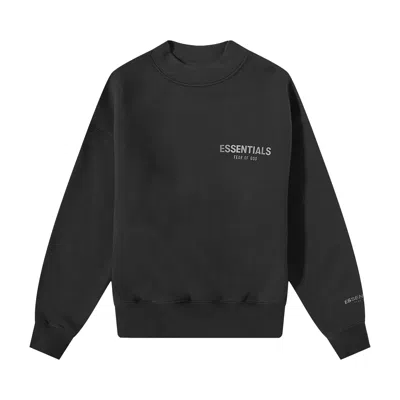 Pre-owned Essentials Fear Of God  Kids Pullover Crewneck 'strech Limo' | Black | Kid's Size 14.5