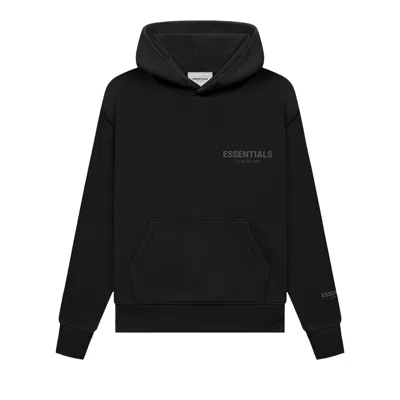 Pre-owned Essentials Fear Of God  Kids Pullover Hoodie 'black' | Kid's Size -6.5