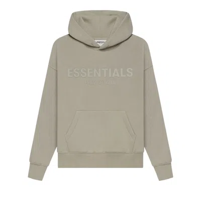 Pre-owned Essentials Fear Of God  Kids Pull-over Hoodie 'moss' | Green | Kid's Size -6.5