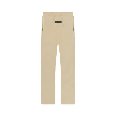 Pre-owned Essentials Fear Of God  Kids Relaxed Knit Sweatpant 'sand' | Tan | Kid's Size -6.5