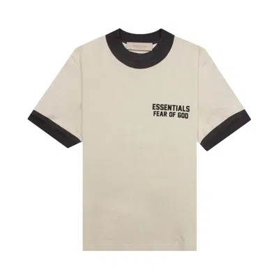 Pre-owned Essentials Fear Of God  Kids Ringer Tee 'wheat' | Cream | Kid's Size 8